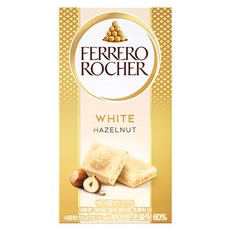 FERRERO ROCHER 金莎 金莎榛果白巧克力片, 1盒, 90g
