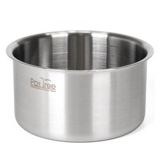 올비아 인덕션 팟트리 스텐 탈착식 냄비, 16cm, 1개