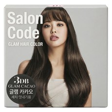 제니하우스코스메틱 뉴 살롱코드 글램 헤어 염모제, 3DB 카카오, 1개