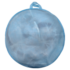 雲朵邊蒙古包 高彈力鋼絲支架, 寶藍色