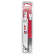 Milwaukee 美沃奇 台灣公司貨 鐵工專用軍刀鋸片 48-00-5184 6吋 紅黑 5入, 1組