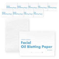 URBAN LEAVES 口袋麻質吸油麵紙, 65枚入, 10個