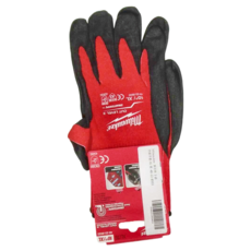 Milwaukee 美沃奇 3級防割手套 SMARTSWIPE™ 觸屏指尖, XL, 紅黑色, 1雙