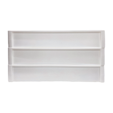 FUDOGIKEN 不動技研 三層收納推車, 白色