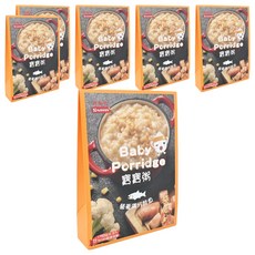 Nnutrinini 脆妮妮 寶寶粥 營養滿分鮭魚, 清爽無負擔 豐富鈣質 Omega-3 多樣蔬菜 均衡營養美味, 300g, 6盒