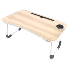 床上折疊小桌, 合成木桌面, 59.5*39.5公分, 白楓木