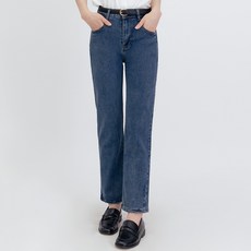 엘쏘 여성용 보이핏 하이웨스트 데님 팬츠