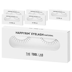 더툴랩 해피림 아이래쉬 내추럴 인조 속눈썹 11 7N 11mm, 블랙, 6개