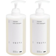 생활공작소 바질향 주방세제, 750ml, 2개