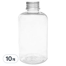 Glassdomae DTB200 透明飲料容器 鋁製銀蓋, 200ml, 10個