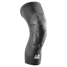 LP SUPPORT 兒童強盾防撞膝護套 運動防護配件, L/XL, 黑色, 1個