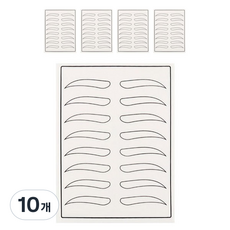 練習用半永久性橡膠板, 混色, 10個