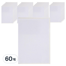 PEONIST 彩色文件L型資料夾, 05 白色, 60個