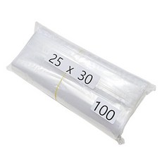 Green Vinyl LDPE夾鏈袋, 透明, 100個