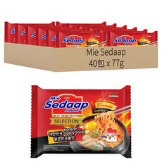 Mie Sedaap 香辣味湯麵，韓國風味，77g x 40包