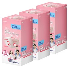 아텍스 하이가드 방역마스크 대형 KF94, 1개입, 90개, 연분홍
