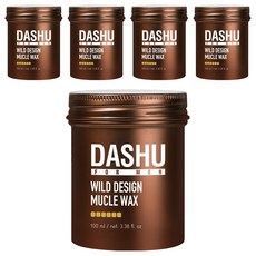 다슈 포맨 프리미엄 와일드 디자인 머클 왁스, 100ml, 5개