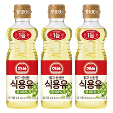 Haepyo 大豆油, 500ml, 3個