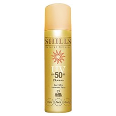 SHILLS 舒兒絲 保濕防曬冰鎮噴霧 修護防禦 咖色, 180ml, 1罐