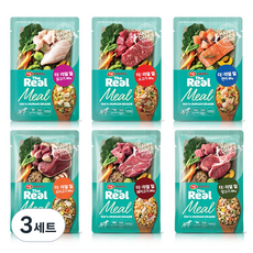 하림펫푸드 전연령 강아지 더리얼 밀 화식사료 6종 버라이어티 팩 세트, 