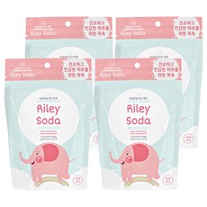 릴리소다 고보습 유아용 탄산 입욕제 10개입, 200g, 4개