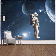 背景裝飾掛布, 太空人, 1個