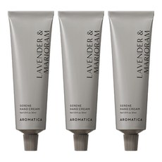 AROMATICA 舒緩護手霜 薰衣草&馬鬱蘭, 3個, 30ml
