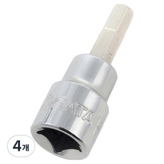 SATA 六角起子頭套筒 6mm 22204, 4個