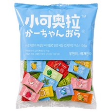 샤오커오라 민트향 비타민C 과일 12종 믹스 무설탕 사탕 캔디, 100g, 1개