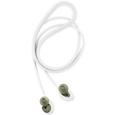 The Joeun Seller Galaxy Buds2 矽膠粗款掛繩, 白色, 1個