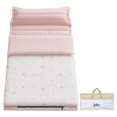 juho DECO 兒童純棉睡袋 附收納袋, 甜點派對 粉色