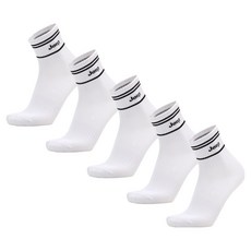 Jeep 男士基本款中筒襪5雙