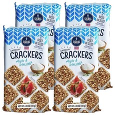 草本海鹽餅乾, 4包, 120g