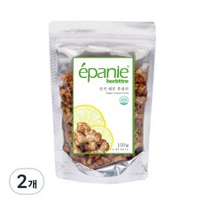에빠니 허브뜨레 진저 레몬 후레쉬 허브티 리필팩, 150g, 1개입, 2개