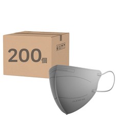 Evernew Clean 鳥嘴型黃沙防疫口罩 小型 KF94, 5個, 40包, 灰色