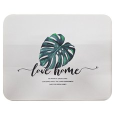 Caldo卡朵生活 珪藻土地墊, 自然風龜背竹, 1個