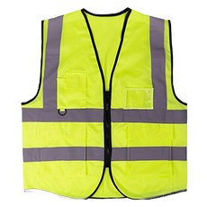 ANBORTEH 安伯特 專業級安全警示反光背心 施工防護/交通安全, 1件, 黃色