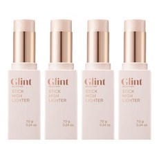 Glint 스틱 하이라이터 7g, 01 듀이 문, 4개