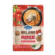 폰타나 밀라노 크림치즈 로제 파스타 소스, 150g, 1개