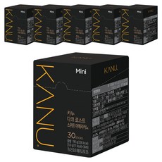 카누 다크 로스트 스위트 아메리카노 미니 커피믹스, 3g, 6개, 30개입