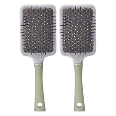 理享家 氣墊按摩梳 方形 25.5 x 7.5cm, 綠色, 2支