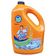 Mr Muscle 威猛先生 浴室清潔劑 除垢霸主 檸檬酸升級配方, 3.785L, 1桶