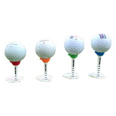 PGA TOUR 高度可調控高爾夫球座 4入組, 紅色 + 橘色 + 綠色 + 藍色, 1組