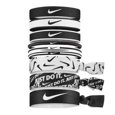 NIKE 耐吉 混搭式髮帶9件組, 黑白色, 1組