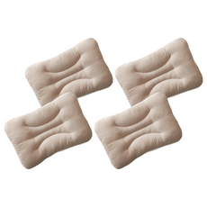 Modern House 舒適柔軟低款網眼頸椎枕, 米色, 4個