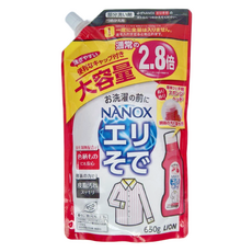 LION 獅王 NANOX one 奈米樂 衣領袖口除污液補充包, 650g, 1包