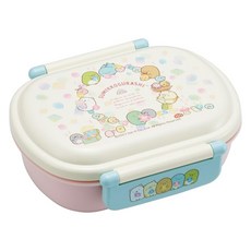 Skater 銀離子橢圓形雙扣便當盒, 角落生物, 1個