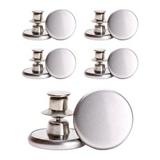 아리코 바지 수선 단추 17mm, 실버, 10개