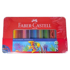 FABER-CASTELL 輝柏 水彩色鉛筆, 60色, 1個