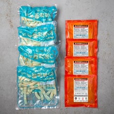 오분떡볶이 납작 중독 소스, 370g, 4팩